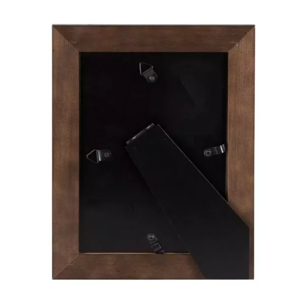 DesignOvation Kieva 5 in. x 7 in. Brown Picture Frame (Set of 6)