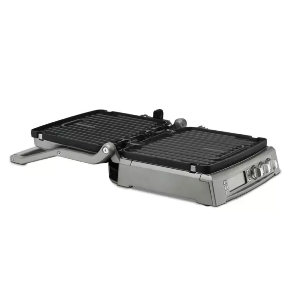 Cuisinart Griddler Elite 240 sq. in. Brushed Stainless Steel Non-Stick Indoor Grill