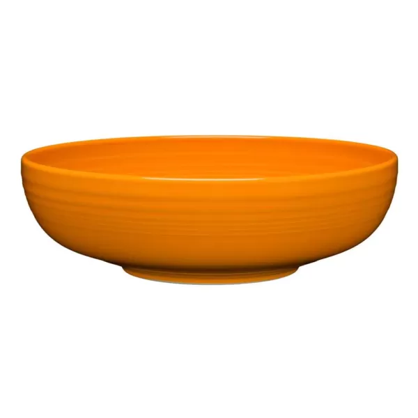 Fiesta 10.5 in. 96 oz. Butterscotch Ceramic Extra Large Bistro Serving Bowl