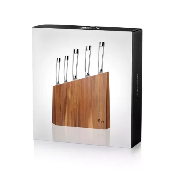 Cangshan N1 Series 6-Piece German Steel Forged Knife Block Set