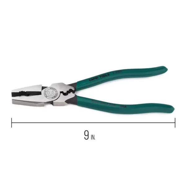 Capri Tools Klinge 9 in. High Leverage Combination Pliers with Crimper