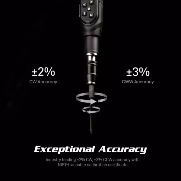 Capri Tools Certified 1.77 in./lbs. to 35.39 in./lbs. Dual Direction Digital Torque Screwdriver