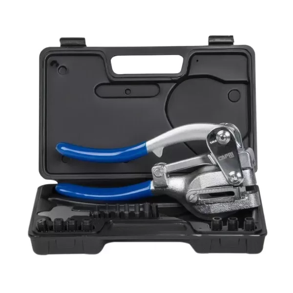 Capri Tools Metal Hole Punch Set (16-Piece)