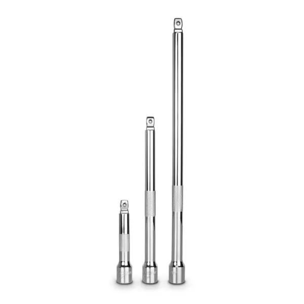 Capri Tools 1/2 in. Drive 5, 10, 15 in. Wobble Extension Bar Set (3-Piece)