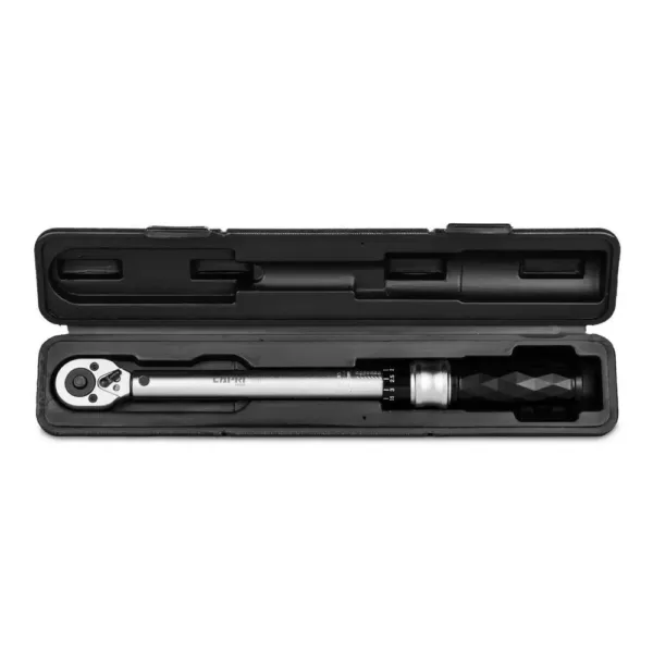 Capri Tools 3/8 in. Drive 10 ft. lbs. to 80 ft. lbs. Diamond Ergonomic Grip Torque Wrench