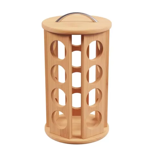 Classic Cuisine 30-Count Bamboo Coffee Pod Carousel