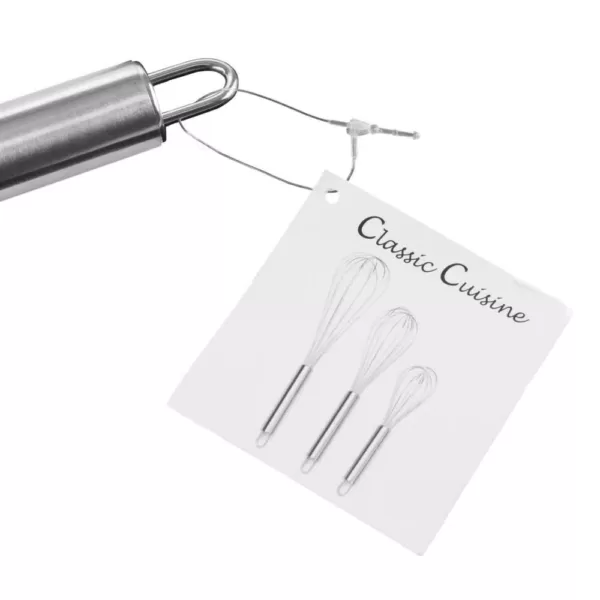 Classic Cuisine Stainless Steel Wire Whisk (Set of 3)