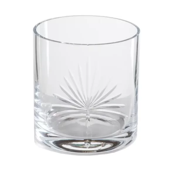 Abigails 16 oz. Palmetto Double Old-Fashioned Glass (Set of 4)