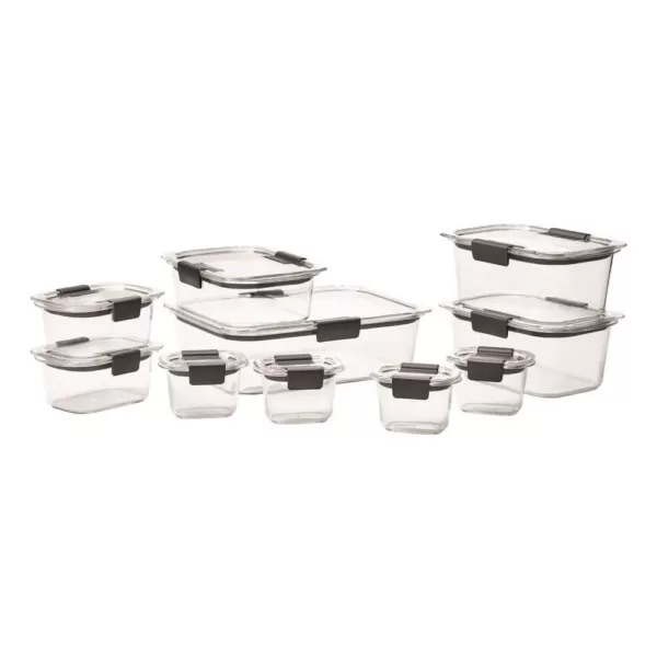 Rubbermaid Brilliance 20-Piece Food Storage Container Set