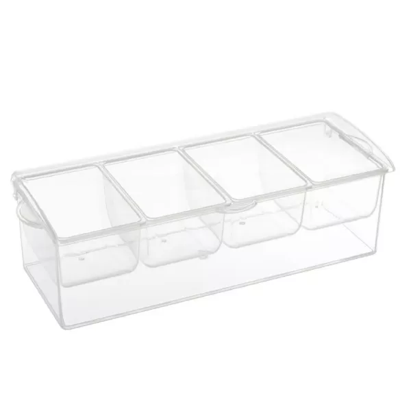 Classic Cuisine Cold Condiment Tray with Ice Chamber