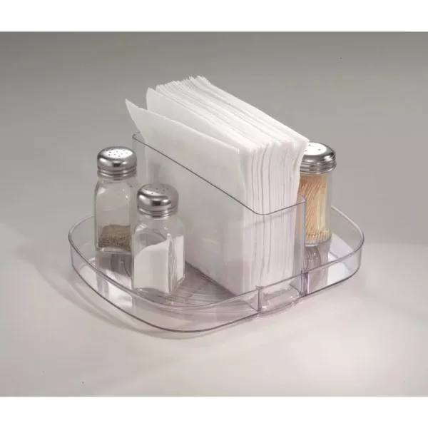 interDesign Linus Napkin Spinner in Clear