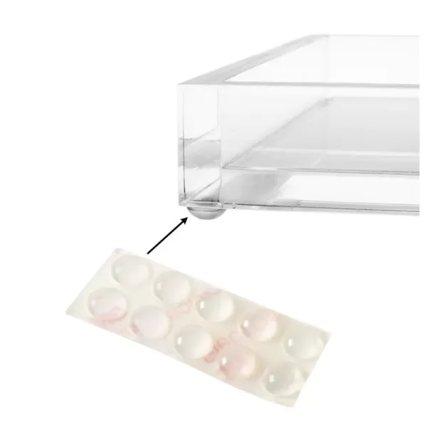 Lavish Home Minimalist Clear Acrylic Catch-All Decorative Tray