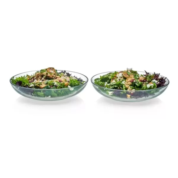 Libbey Selene 2-piece, 12 in. Glass Serving Bowl Set