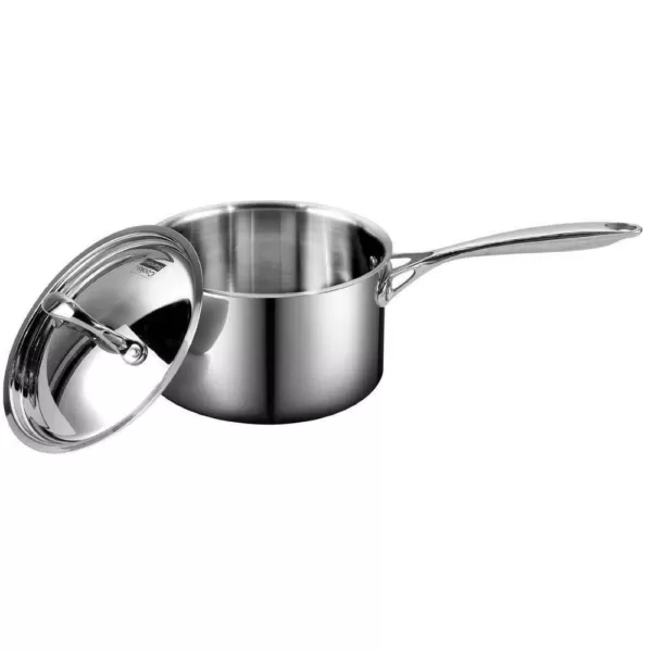 Cooks Standard Multi-Ply Clad 1.5 qt. Stainless Steel Sauce Pan with Lid