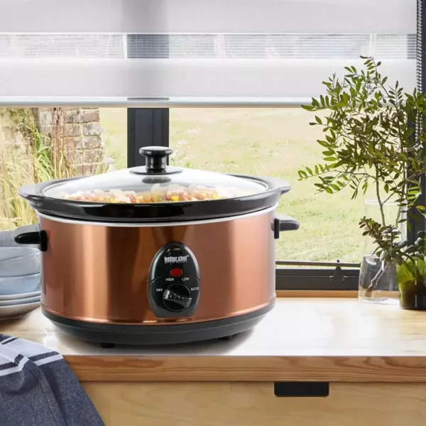 Better Chef 3.6 Qt. Copper Oval Slow Cooker