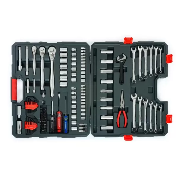 Crescent 1/4 in. 3/8 in. and 1/2 in. Drive Mechanics Tool Set (148-Piece)