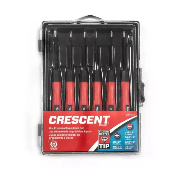 Crescent Precision Screwdriver Set (6-Piece)