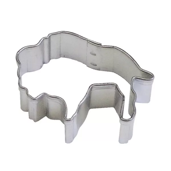 CybrTrayd 12-Piece Mini Buffalo Tinplated Steel Cookie Cutter & Recipe