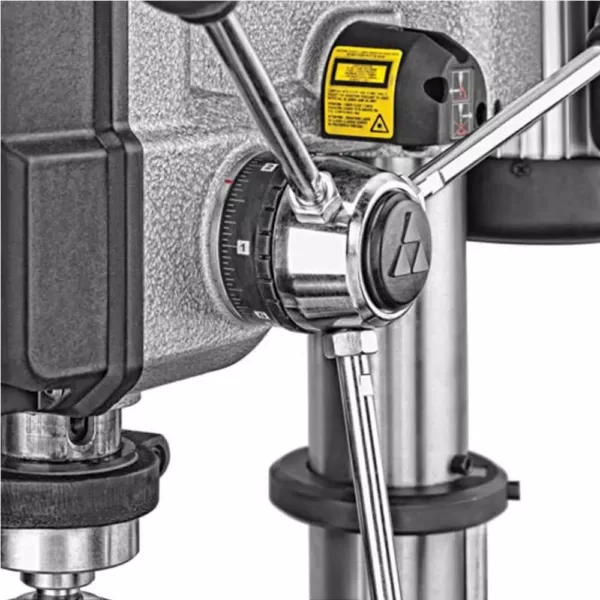 Delta 18 in. Floor Standing Drill Press with Worklight, Laser and 16-Speeds