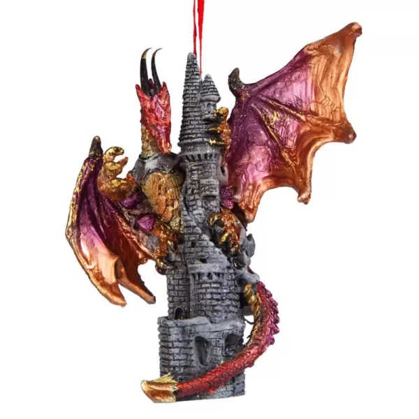 Design Toscano 4.5 in. Zanzibar, the Gothic Dragon Holiday Ornament