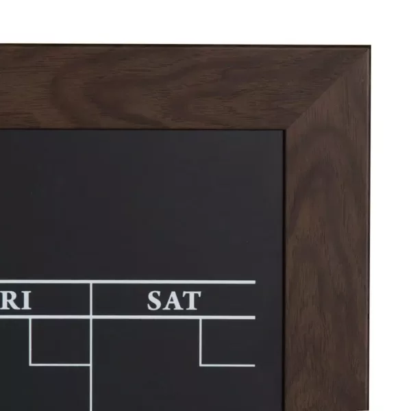 DesignOvation Beatrice Monthly Chalkboard Calendar Memo Board