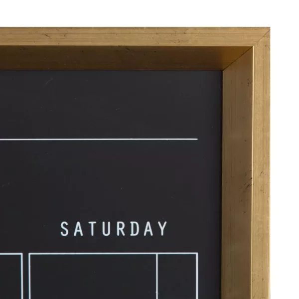 DesignOvation Calter Monthly Chalkboard Calendar Memo Board