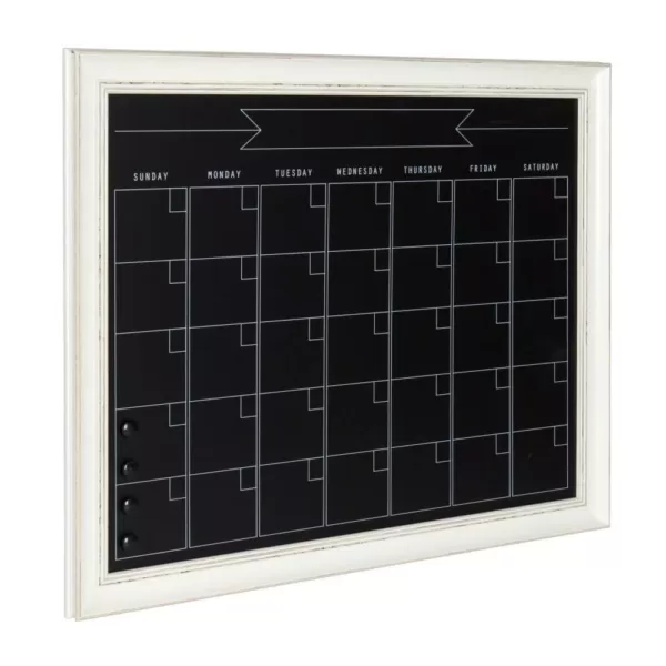 DesignOvation Macon Monthly Chalkboard Calendar Memo Board