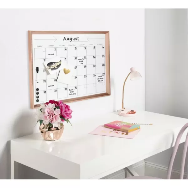 DesignOvation Calter Monthly Dry Erase Calendar Memo Board