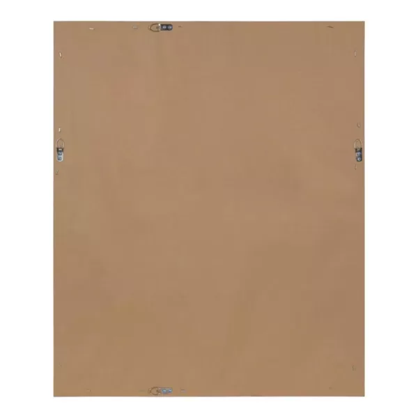 DesignOvation Beatrice Rustic Brown Chalkboard Monthly Calendar Memo Board