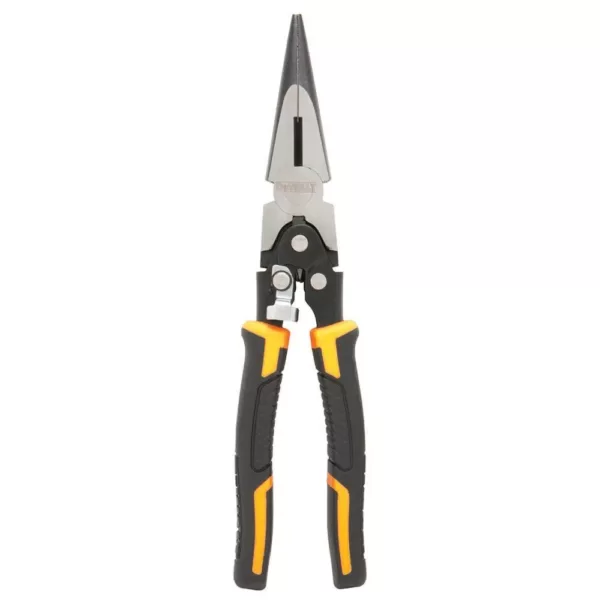 DEWALT 8 in. Compound Action Long Nose Pliers