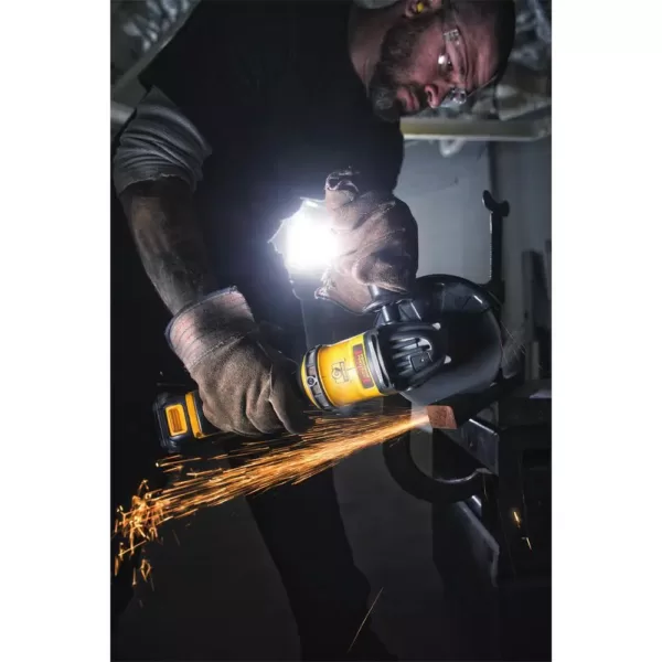 DEWALT FLEXVOLT 60-Volt MAX Cordless Brushless 4-1/2 in. Angle Grinder w/ Kickback Brake, (1) FLEXVOLT 9.0Ah Battery & Charger