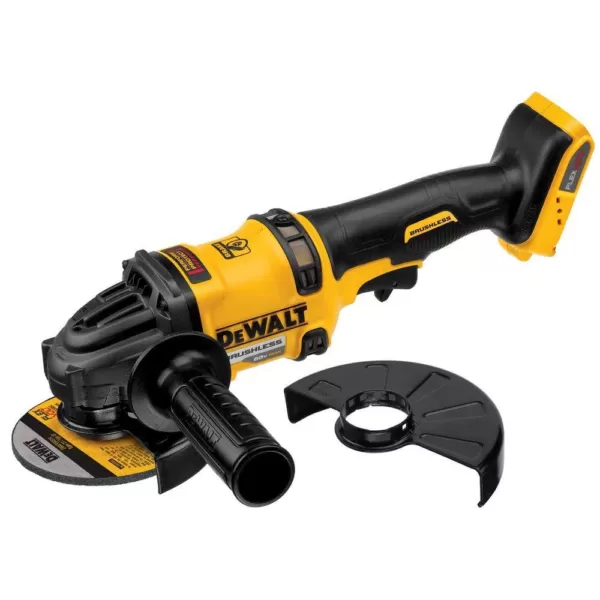 DEWALT FLEXVOLT 60-Volt MAX Cordless Brushless 4-1/2 in. Angle Grinder with Kickback Brake & (1) FLEXVOLT 6.0Ah Battery