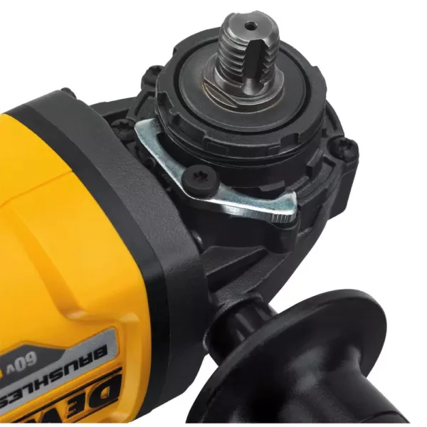 DEWALT FLEXVOLT 60-Volt MAX Cordless Brushless 4-1/2 in. Angle Grinder, (1) FLEXVOLT 9.0Ah & (1) FLEXVOLT 6.0Ah Battery