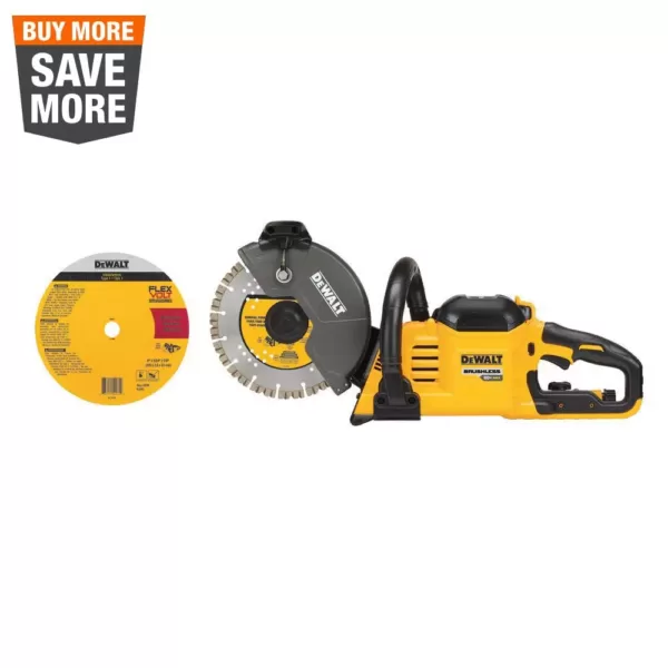 DEWALT FLEXVOLT 60-Volt MAX Cordless Brushless 9 in. Cut-Off Construction Saw (Tool-Only)