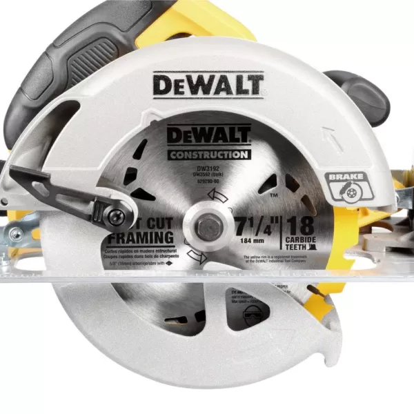 DEWALT 15 Amp 7-1/4 in. Lightweight Circular Saw with Electric Brake