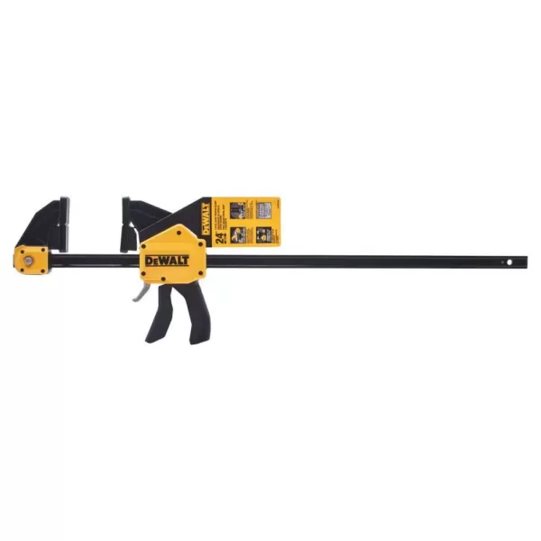 DEWALT 24 in. 600 lbs. Trigger Clamp with 3.75 in. Throat Depth