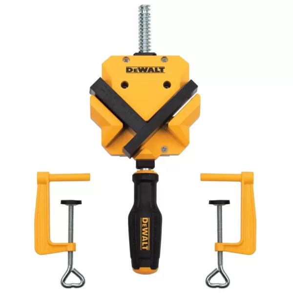 DEWALT 90-Degree 250 lb. Angle Clamp w/(2) Table Clamps