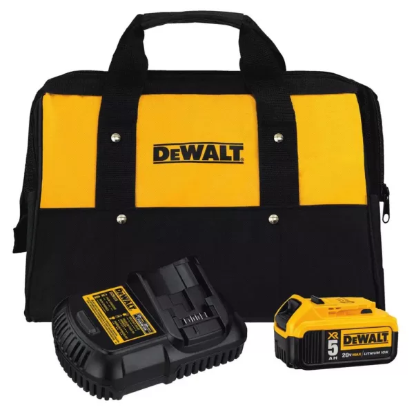 DEWALT 22 in. 20V MAX Lithium-Ion Cordless Hedge Trimmer (Tool Only) with Bonus 20V MAX Lithium-Ion Starter Kit Included