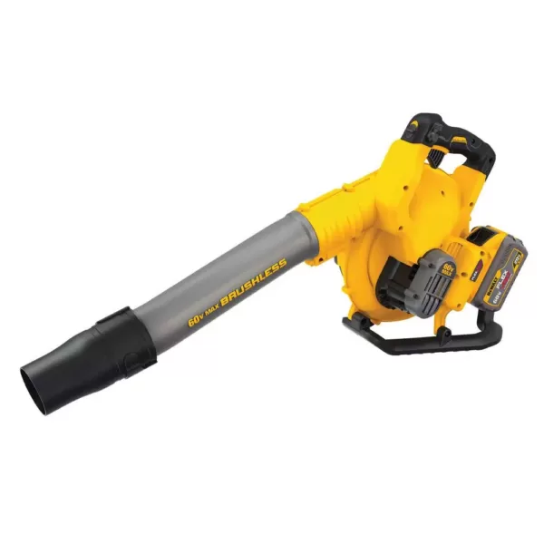 DEWALT 129 MPH 423 CFM 60V MAX Lithium Ion Cordless FLEXVOLT Handheld Leaf Blower with (2) 3.0Ah Batteries and Charger Included