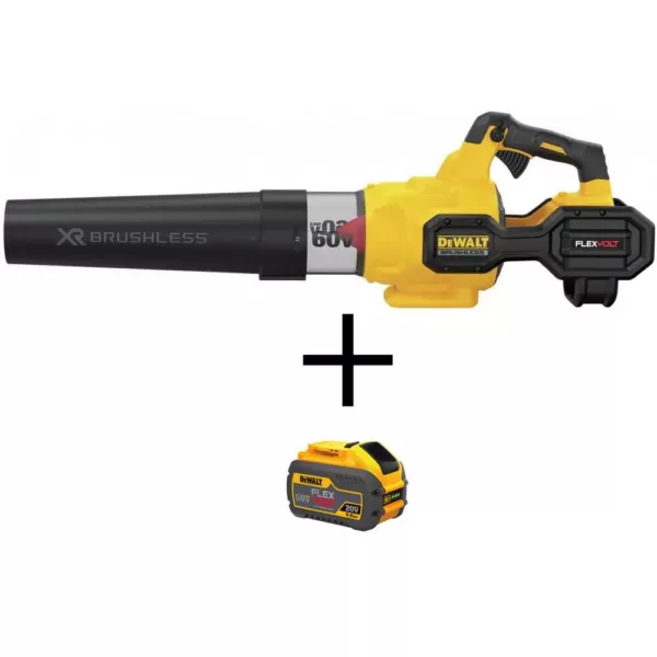 DEWALT 125 MPH 600 CFM Flexvolt 60V MAX Lithium-Ion Cordless Axial Blower (Tool Only) with Bonus (1) FLEXVOLT 60V 3.0Ah Battery