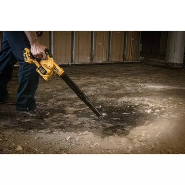 DEWALT 20-Volt MAX Cordless Compact Jobsite Blower 135 MPH 100 CFM (Tool-Only)