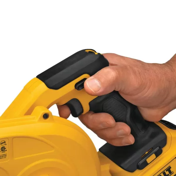 DEWALT 20-Volt MAX Cordless Compact Jobsite Blower 135 MPH 100 CFM with (1) 20-Volt 3.0Ah Battery