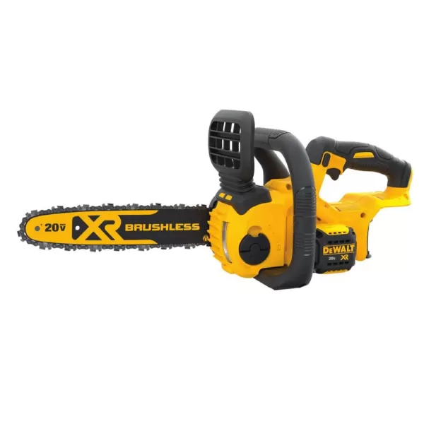 DEWALT 20V MAX Brushless Cordless String Trimmer with Bonus 12 in. 20V Cordless Brushless Chainsaw (Tool Only)