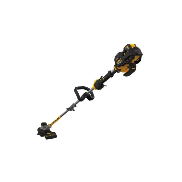 DEWALT 15 in. 60V MAX Lithium-Ion Cordless FLEXVOLT Brushless String Grass Trimmer with (1) 3.0Ah Battery and Charger Included