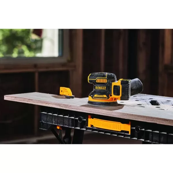 DEWALT 20-Volt MAX XR Cordless Brushless 5 in. Random Orbital Sander with (1) 20-Volt Battery 3.0Ah