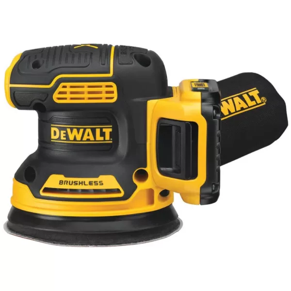 DEWALT 20-Volt MAX XR Cordless Brushless 5 in. Random Orbital Sander with (1) 20-Volt Battery 3.0Ah & Charger