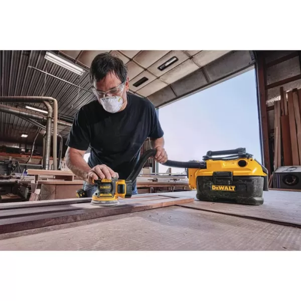 DEWALT 20-Volt MAX XR Cordless Brushless 5 in. Random Orbital Sander with (1) 20-Volt Battery 5.0Ah & Charger