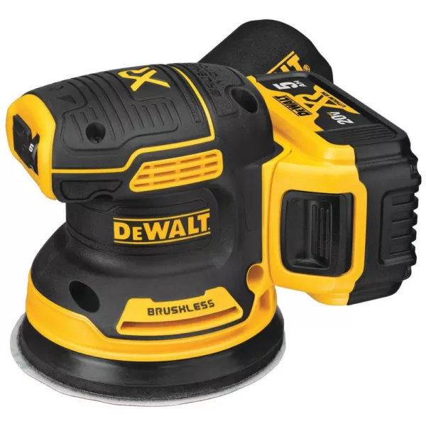 DEWALT 20-Volt MAX XR Cordless Brushless 5 in. Random Orbital Sander with (1) 20-Volt Battery 5.0Ah & Charger