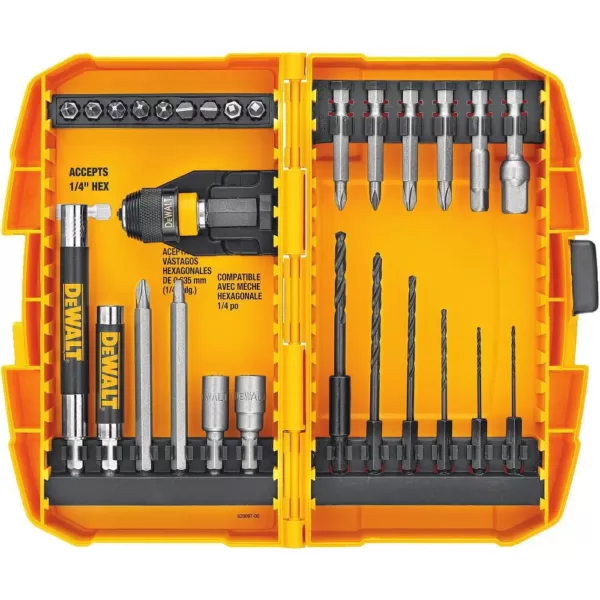 DEWALT Rapid Load Black Oxide Drill Bit Set (28-Piece)