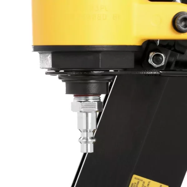 DEWALT Pneumatic 21-Degree Collated Framing Nailer with Bonus 3 in. x 0.131 in. Metal Framing Nails (2000-Pack)